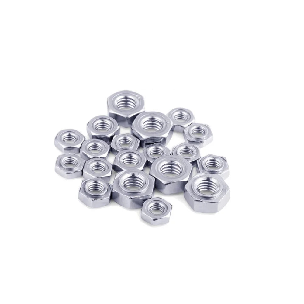 2-20pcs 304 stainless steel M3M4M5M6M8M10M12M14M16 DIN929 hexagon welding nut spot welding nut solder joints nut