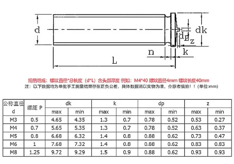 20-100pcs Welding Screws M3 M4 M5 M6 M8  Weld Threaded Studs for Capacitor Discharge Spot Nails