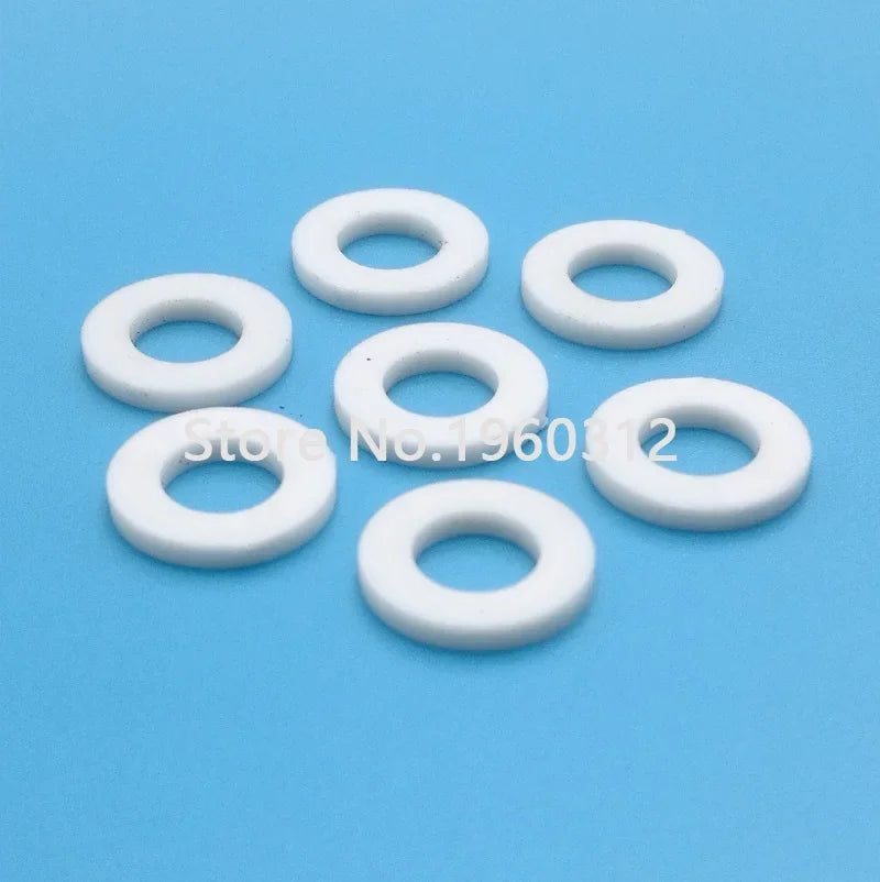 20-50PCS M3 M4 M5 M6 M8 M10 M12 PP gasket Insulating plastic washer Plastics flat pad Antiseptic Acid and alkali resistant