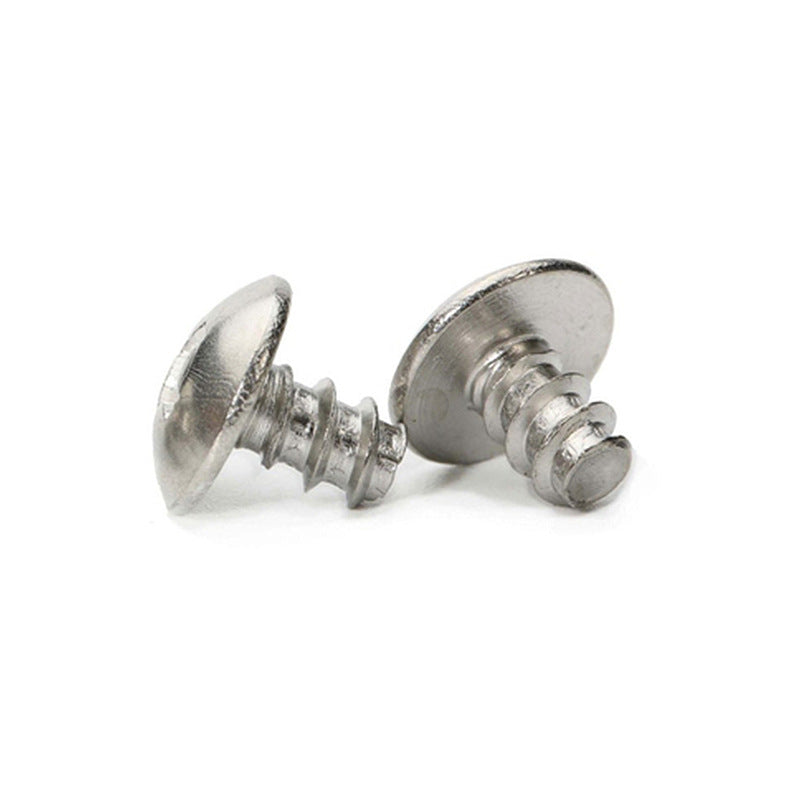 M2/M3 304 stainless steel large flat head screw Cross flat tail self-tapping screw Mushroom head umbrella head self-tapping screw  for Electronic & Furniture Assembly