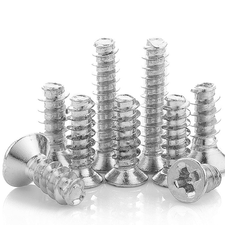 M1.4/ M2.3/M2.6/M3 Nickel-plated hard self-tapping screws countersunk head flat tail self-tapping screws flat head screws for Electronics & Small Appliances