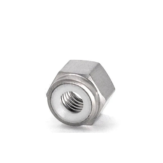 20pcs/lot DIN985 M2 M3 M4 M5 M6 M8 M10 M12 Titanium alloy pure titanium Nylon Lock Nut