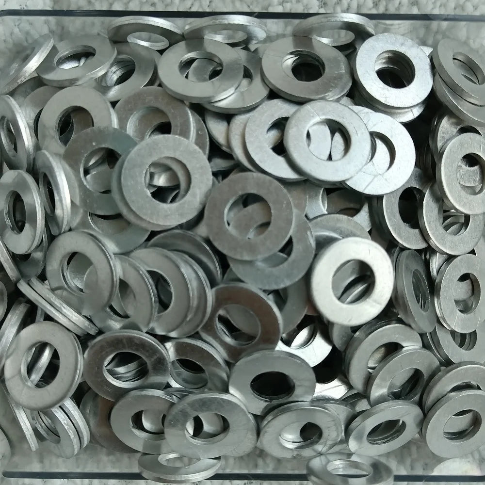 20pcs/lot M3 M4 M5 M6 M8 M10 M12 M14 M16 M20  Aluminum Flat Gasket washer for RC part