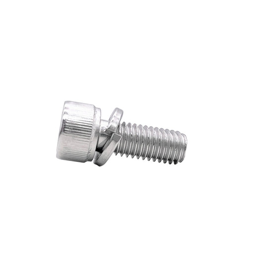 M5-0.8x16 100 PCS 304 Stainless Steel Socket Head Cap Sems Screw with Spring Lock Washer