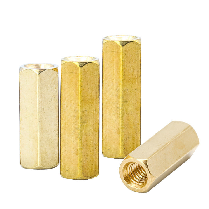 M2/M3/M5 Pure Copper Double Pass Hexagonal Studs Internal Thread Hollow Support Isolation Column for Computer Motherboard