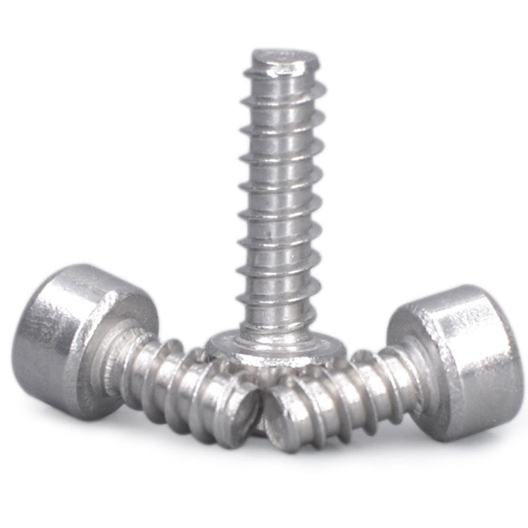 M1.7/M2.6/M3 Nickel-plated cylindrical head inner hexagonal flat tail self-tapping screw cup head inner hexagonal flat tail screw for Precision Hardware Installation