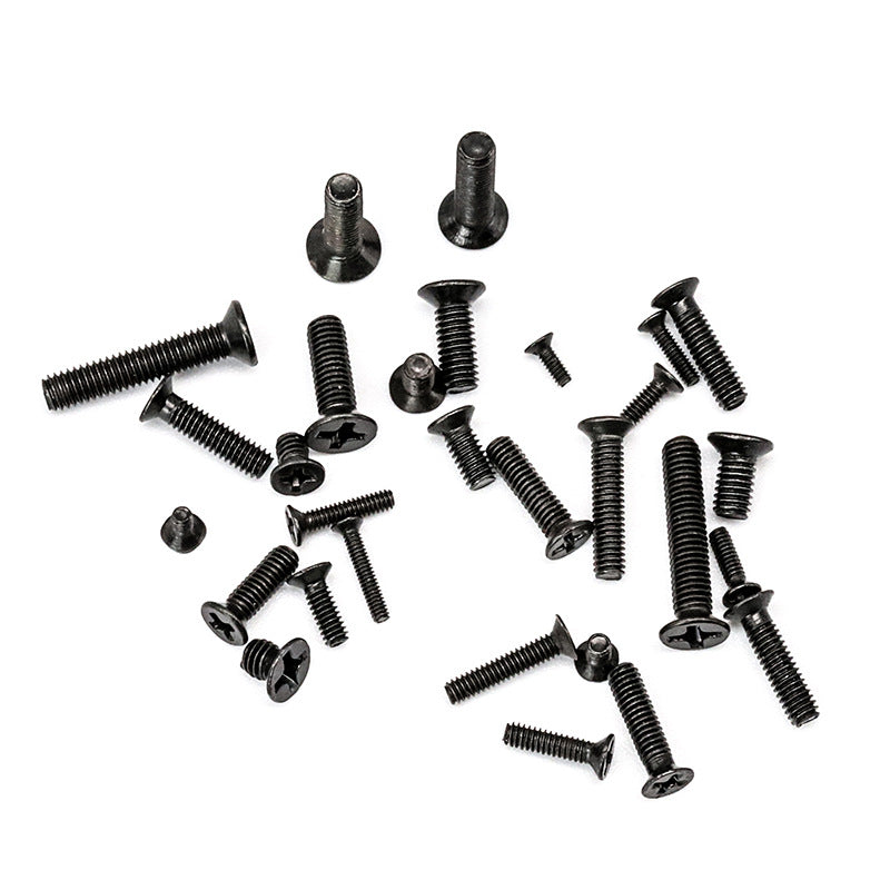 Hardened cross groove countersunk head machine screw quenching hair black flat head bolt screw for Industrial & Construction Use