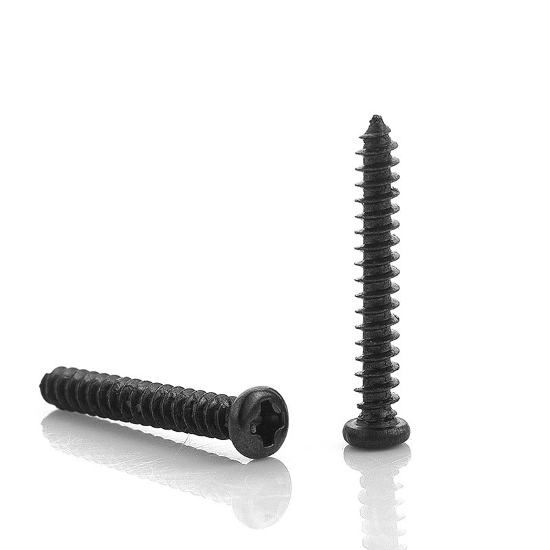 M1.4/M1.6/M2 304 stainless steel black-plated pan head self-tapping screw Cross round head screw Electronic small screw  for Circuit Board & Device Repair