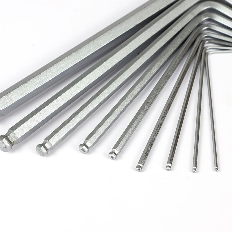 L-Shaped Ball Head Hex Key 2mm Flat Head Single Hex Wrench for DIY Repair Hardware Assembly