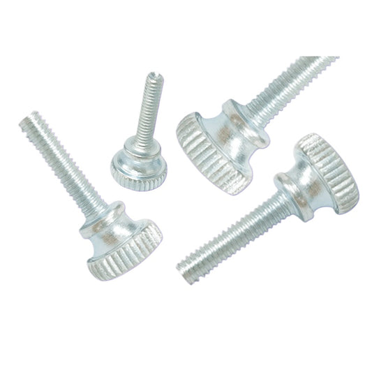 GB834 M3/M4 Blue and white zinc hand screw high head knurled screw large flat head hand tight hand screw step screw for DIY & Equipment Adjustment