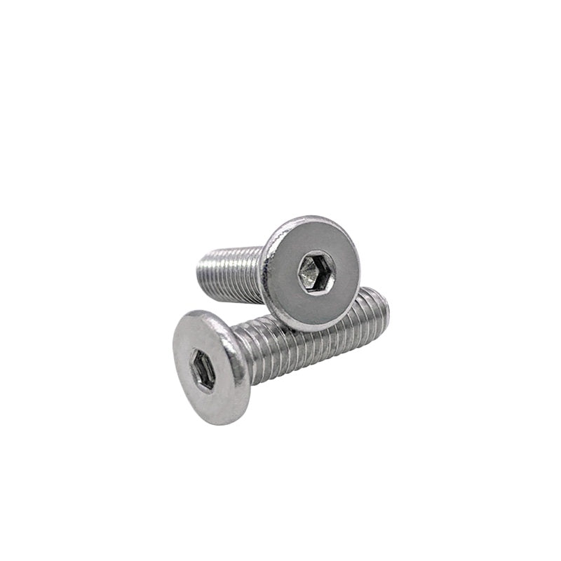 10.9 / 304 Stainless Steel Black Hex Screw CM Ultra-Thin Large Flat Head Low Profile C-Head Flat Shank M1.6-M12