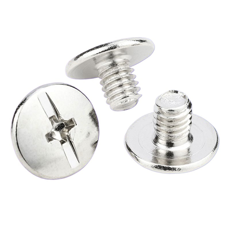 M2/M3/M4 304 stainless steel eleven-character round head male and female rivets child and female account nails round head letter screws for Leather Goods & Hardware