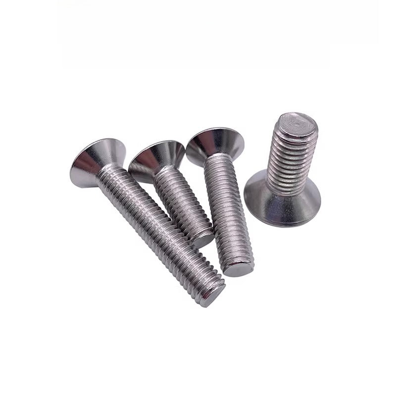 DIN7991 304 Stainless Steel M1.6 to M8 Screw Non-Standard Small Thin Countersunk Head Hex Machine Screw