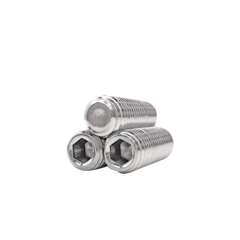 DIN913/GB77 M1.6-M20 Headless Set Screw 304 Stainless Steel Hex Socket Flat End Grub Screw