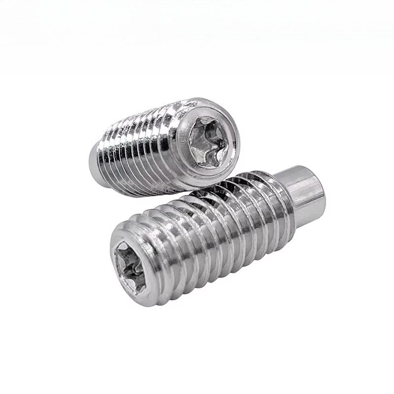 DIN915 Convex End Set Screw 304 Stainless Steel M3-M6 Plum Blossom Groove Machine Screw
