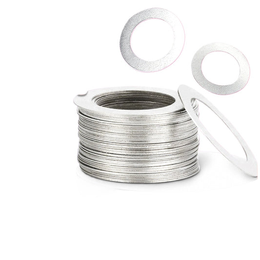 M4-M6-M12-M16 304 Stainless Steel Ultra-Thin Precision Gap Gaskets Metal Flat Thin Gaskets for Industrial Assembly & Mechanical Precision