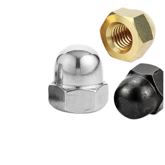 M5/M8/M10 304 Stainless Steel Acorn Nuts Decorative Dome Cap Nuts for Furniture and Hardware
