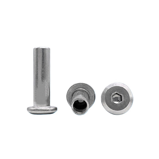 304 Stainless Steel Hex Splint Nut Furniture Lock Barrel Nut M2 to M8*10*15-80