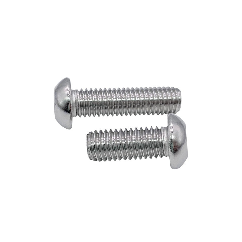 M2.5-M12 304/316 Stainless Steel Exhaust Screw Hex Socket Round Head Hollow Punching Vacuum Through Hole Threaded Screw