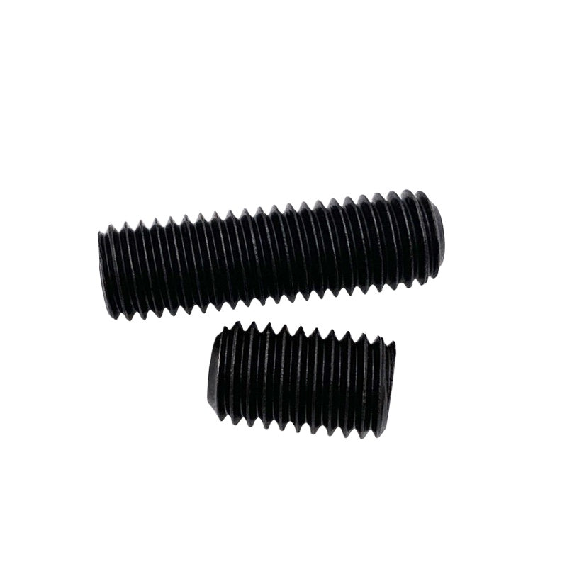 DIN916/GB80 M1.6-M24 Concave End Screw | 12.9 Grade Hex Socket Headless Industrial Set Screw