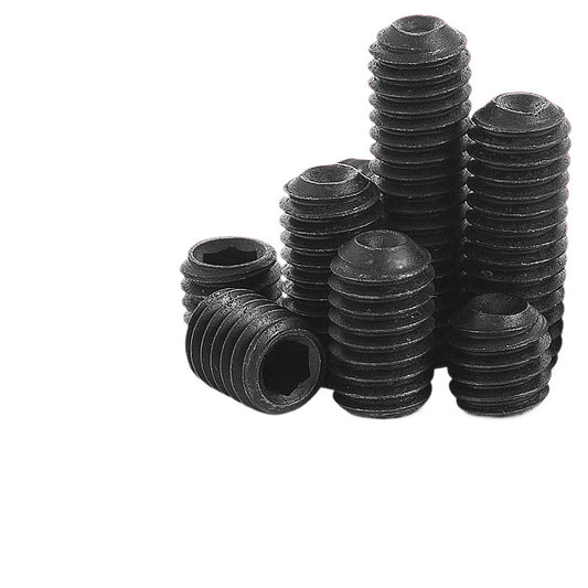 M2 M3 Grade 12.9 Hexagon Socket Set Screws - High Strength Cup Point Headless Grub Screws for Machinery Repair