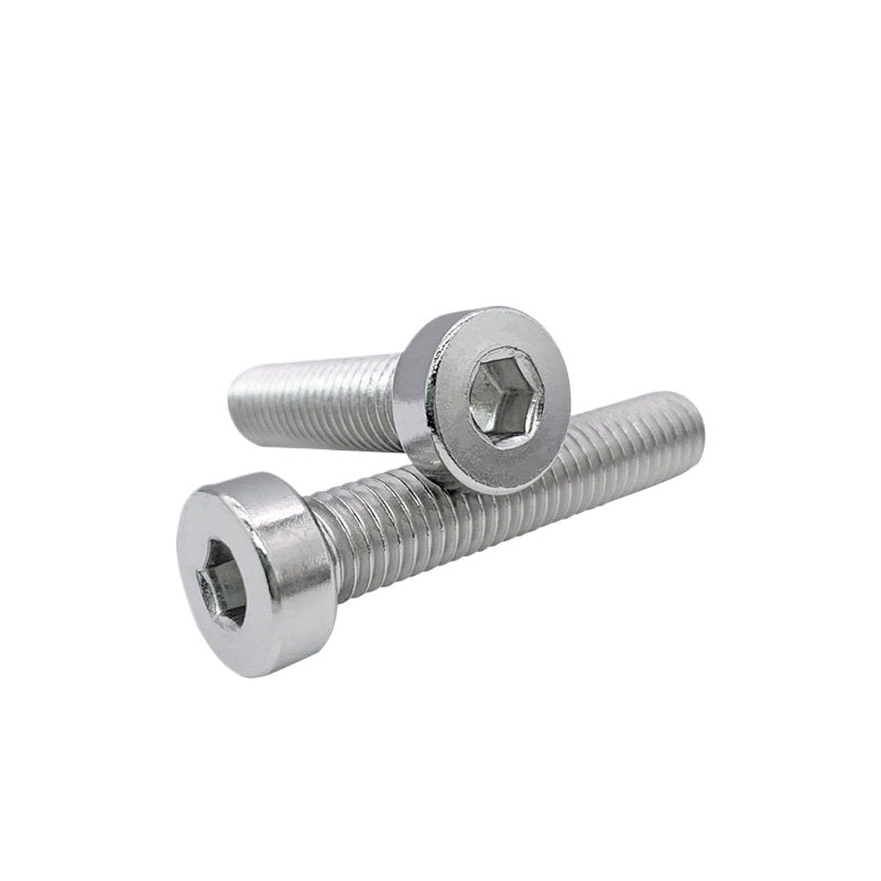 UNC/UNF 304/316 Stainless Steel Machine Screw US Inch Thin Short Head Hex Drive Coarse/Fine Thread