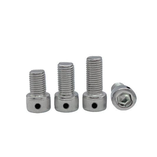 DIN912 316 Stainless Steel Lead Seal Screw | Hex Socket Head Safety Hole Side Hole Anti-Release Check Fastener