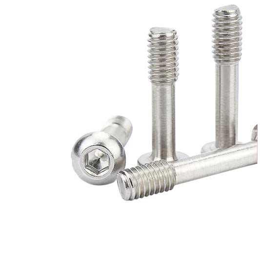 M2   304 stainless steel pan head inner hexagon loose screw semi-round head non-falling screw anti-falling half tooth bolt for Electronics & Small Devices