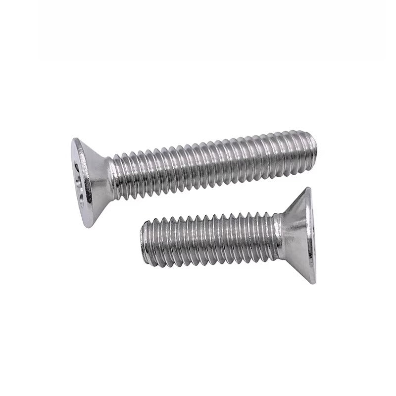 M3-M12 Hollow Vent Threaded Screw 304/316 SS Countersunk Torx Vacuum Through-Hole Bolt