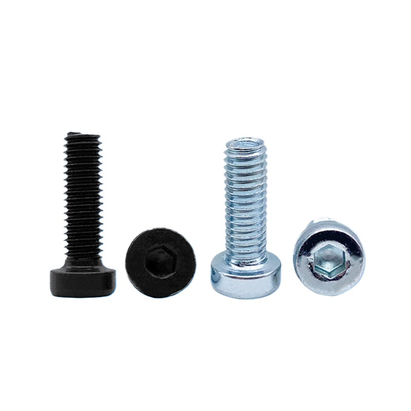 DIN7984 M3-M24 Hex Machine Screw 8.8 Grade Black/Blue-White Zinc Thin Short Head Bolt