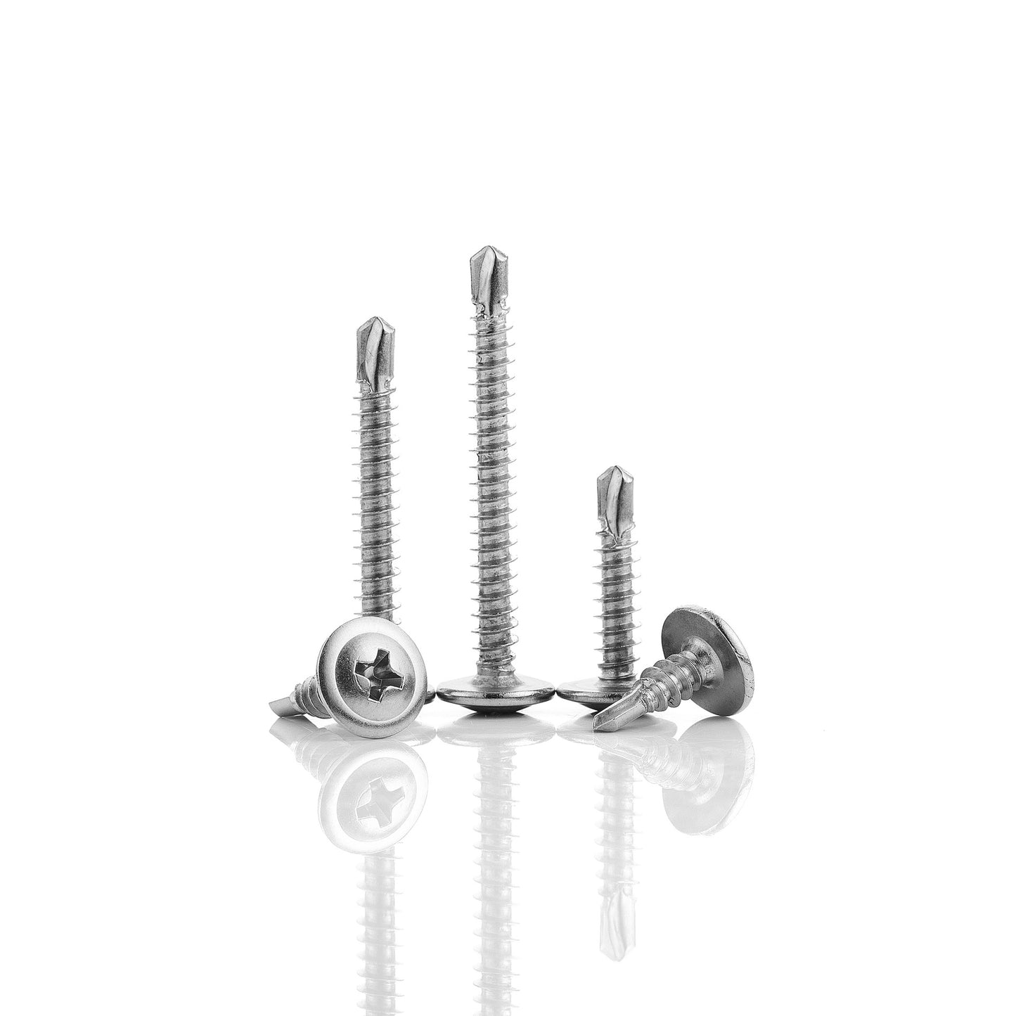 M4.2  410/304 Stainless Steel Phillips Pan Head Drill Tail Dovetail Screws Self-Tapping Self-Drilling for Washi Belt