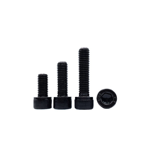 DIN912  M12×1.25  Black 304  Knurled Screw Fine Thread Cylindrical Head Hex Machine Screw