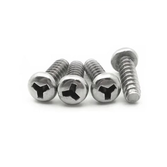 304 Stainless Steel ST2x6mm Pan Head Y-Type Security Self-Tapping Screws