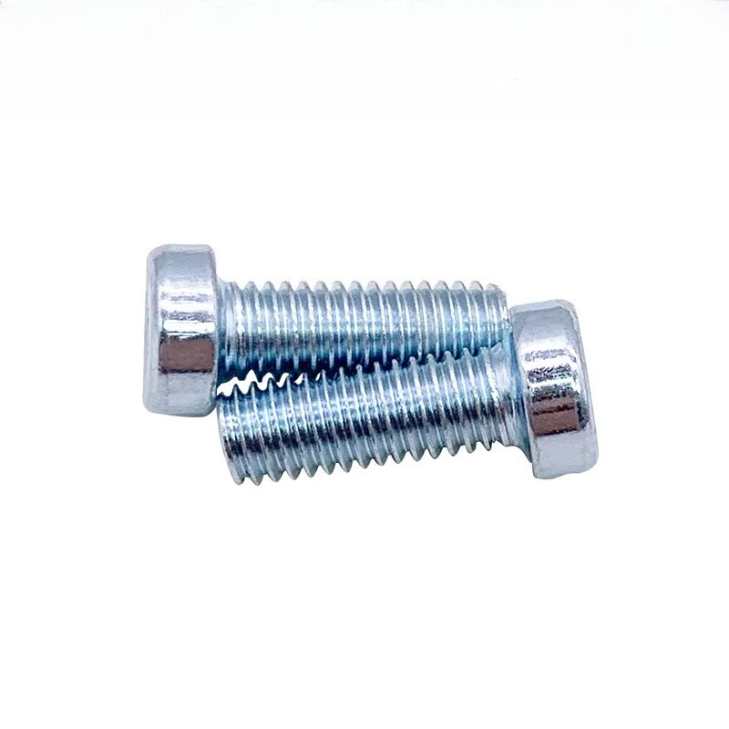 DIN7984 10.9 Grade Blue & White Zinc Screw M4 Hex Cup Head Short Thin Bolt