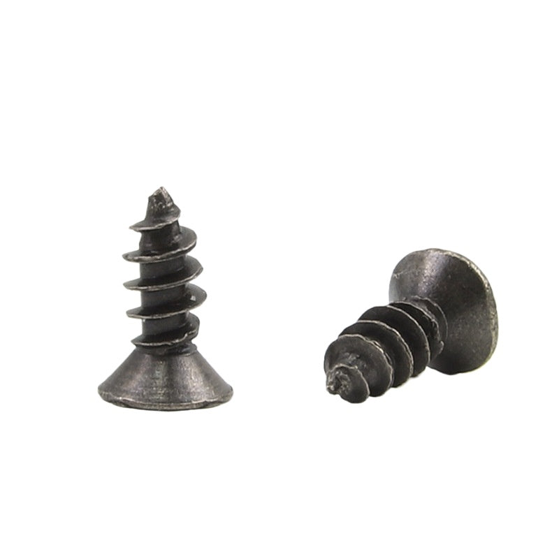 M2 M2.3 M2.6 Bronze-Plated Countersunk Flat Head Cross Self-Tapping Screws  for Woodworking Furniture Assembly DIY Craft Decor Hardware Fixing