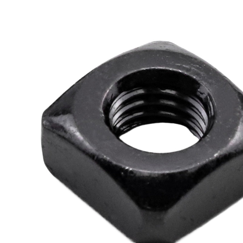 M4/M5/M6/M8/M10 4.8 grade carbon steel hair black square nut iron square nut fastener for Machinery & Construction