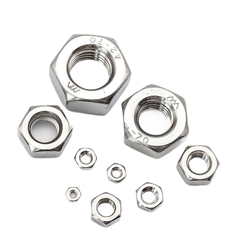M5/M6/M8/M10 304 stainless steel anti-tooth nut hexagon anti-tooth nut outer hexagon screw cap for Furniture & Hardware Installation