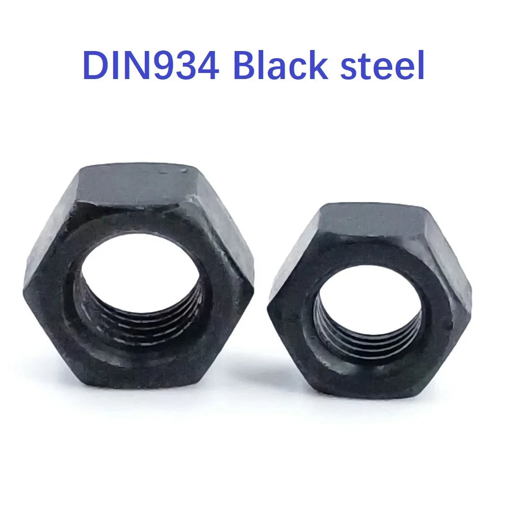 50/1000pcs DIN912 M2x2/3/4/5/6/7/8/9/10/12/14/16/18/20 Grade 12.9 Black Alloy Steel Hex Socket Head Cap Screws Metric Bike Screw