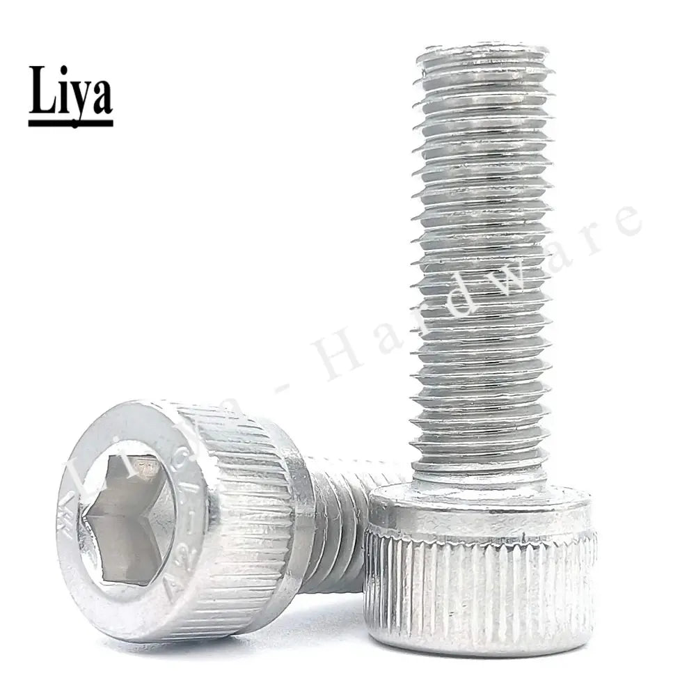 50/500/1000pcs DIN912 M3*3/4/5/6/7/8/9/10/11/12/13  Stainless Steel 304 Hex Socket Head Cap Screws Metric Bike Screw wholesale