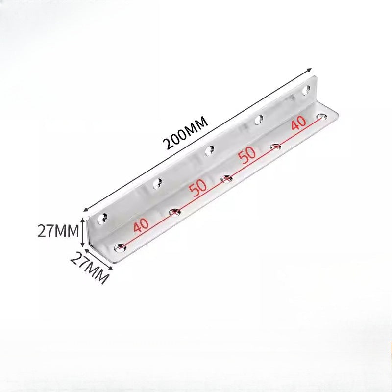 Stainless Steel 90 Degree Angle Bracket Thickened Triangular Support Frame Cabinet Reinforcement Accessory