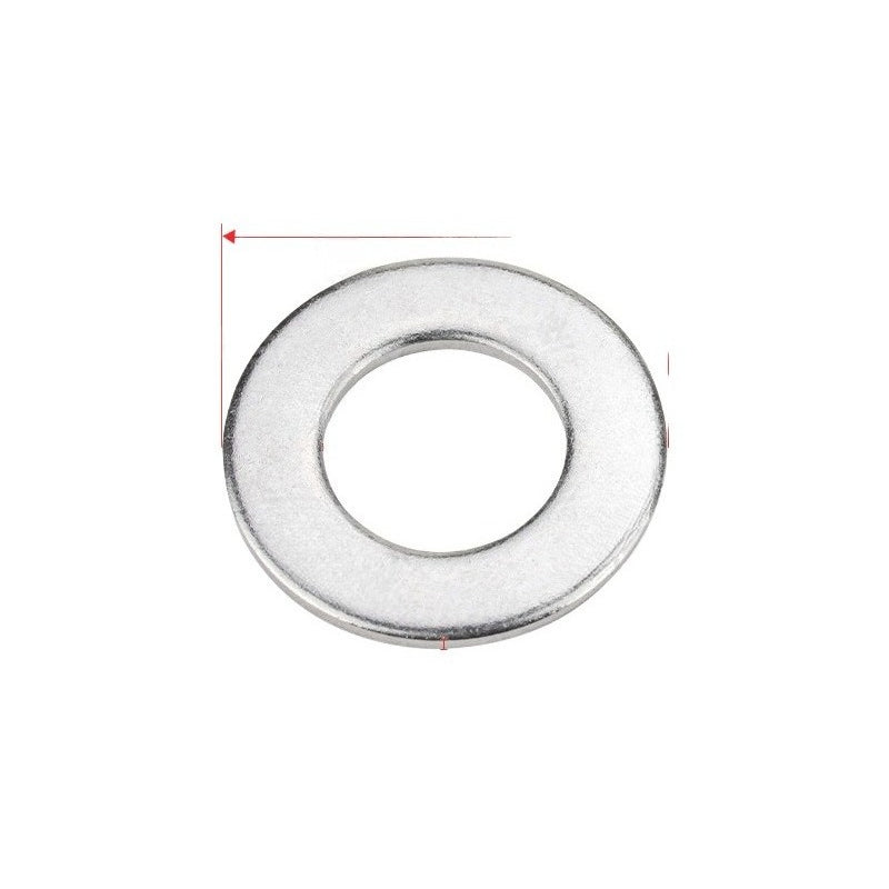M3 M4 M5 M6 M8 304 Stainless Steel Round/Flat Metal Washer Hardware Screw Washers for Fastening DIY Hardware & Industrial Machinery Assembly