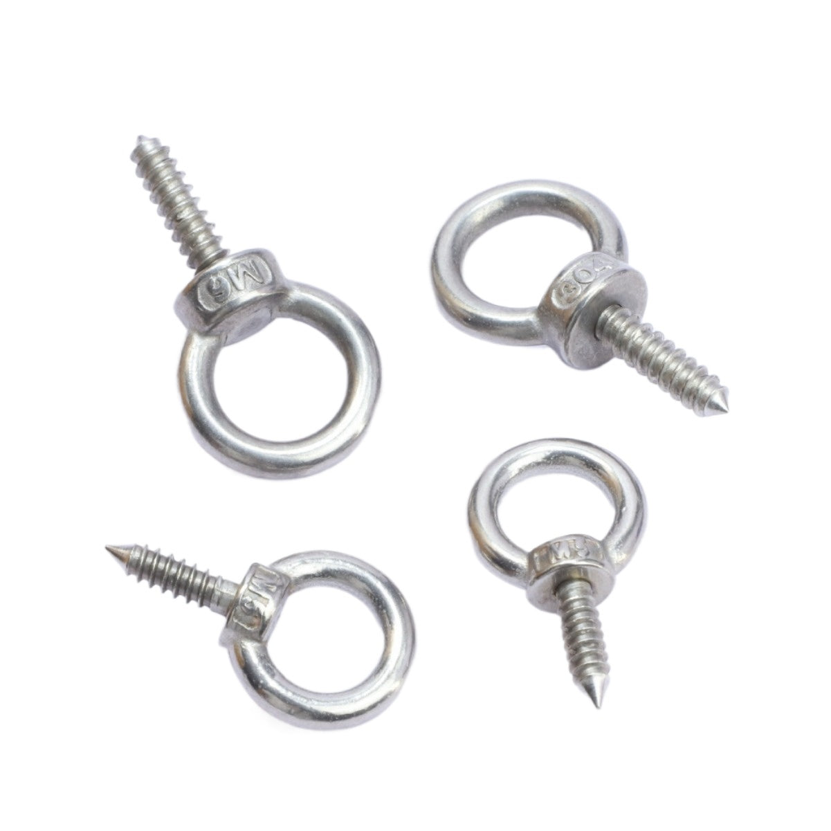 M4/M5/M6/M8/M12 304 Stainless Steel Lifting Ring Self-Tapping Screws –  for Lifting & Equipment Mounting