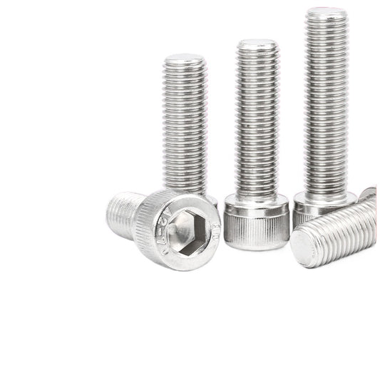 M2.5/M3/M4 Grade 12.9 Nickel Plated Hexagon Screws High Strength Cylinder Head Bolts Half Teeth Cup Head Screws  for Molds & Equipment
