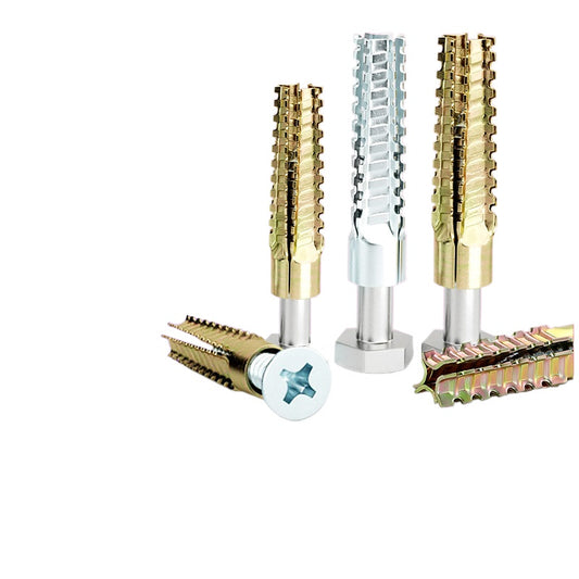 M5M6M8 Iron Serrated Gecko Expansion Screw Metal Expansion Pipe Nail Anti-loosening Cement Wall Lightweight Brick Expansion Pipe Nail  for Construction & Home Renovation