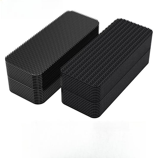 Car Floor Mat Invisible Fixing Sticker High Temp Resistant Anti-Slip Velcro Double-Sided Adhesive Buckle