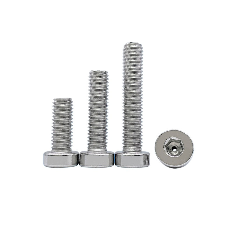 UNC/UNF 304 Imperial Screw Hex Low Head Hollow Exhaust Threading Thin Head Fastener