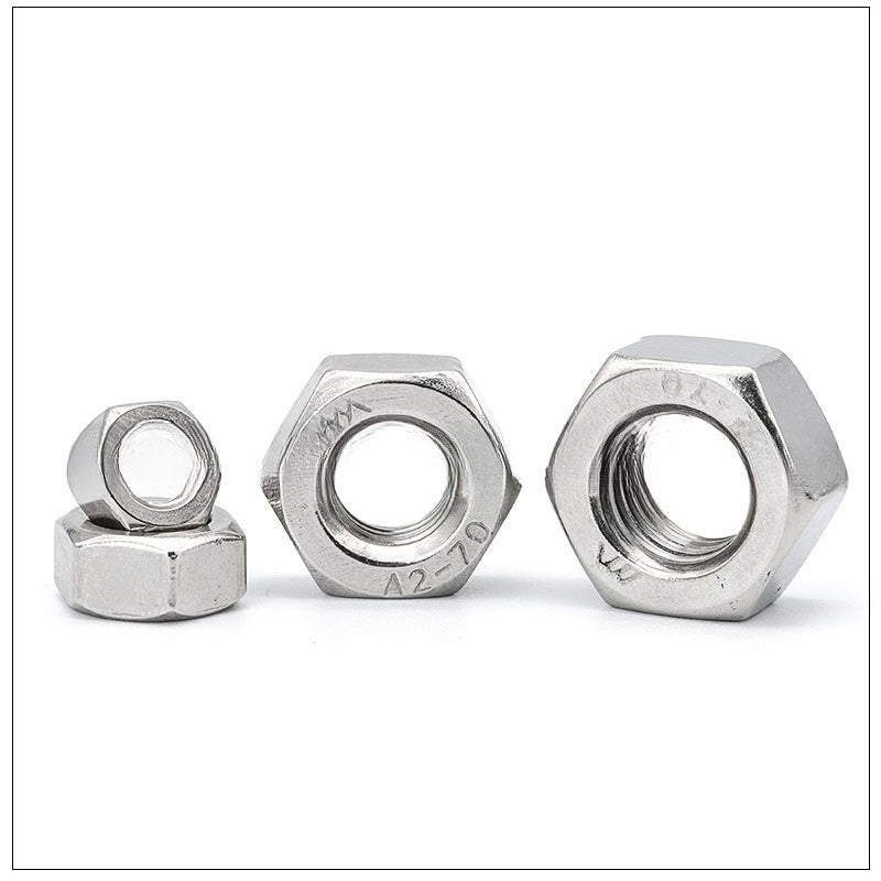 M4/M5/M6/M8 4.8 Grade Galvanized Hexagonal Nut – Anti-Thread Nut, Factory for Construction & Machinery