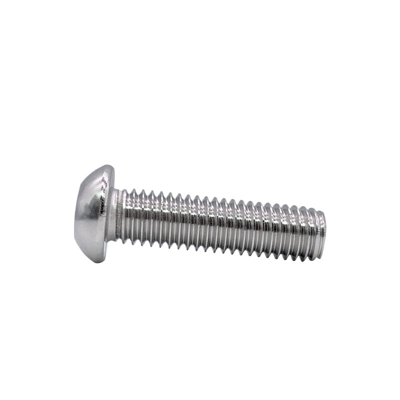 ISO7380 316 Stainless Steel Screw Button Mushroom Head Hex Machine Screw M2-M12 Fastener