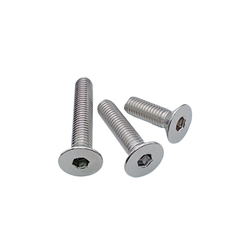 DIN7991 304 Stainless Steel M1.6 to M8 Screw Non-Standard Small Thin Countersunk Head Hex Machine Screw
