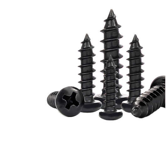 M1.4/M1.6/M2 304 stainless steel black-plated pan head self-tapping screw Cross round head screw Electronic small screw  for Circuit Board & Device Repair